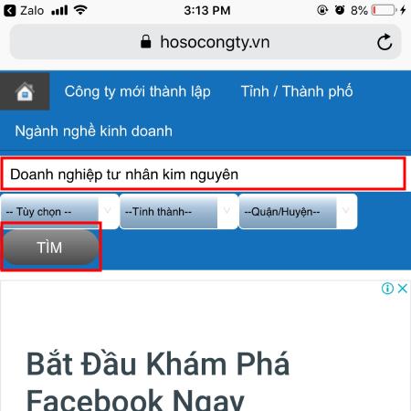 Giao diện trang web